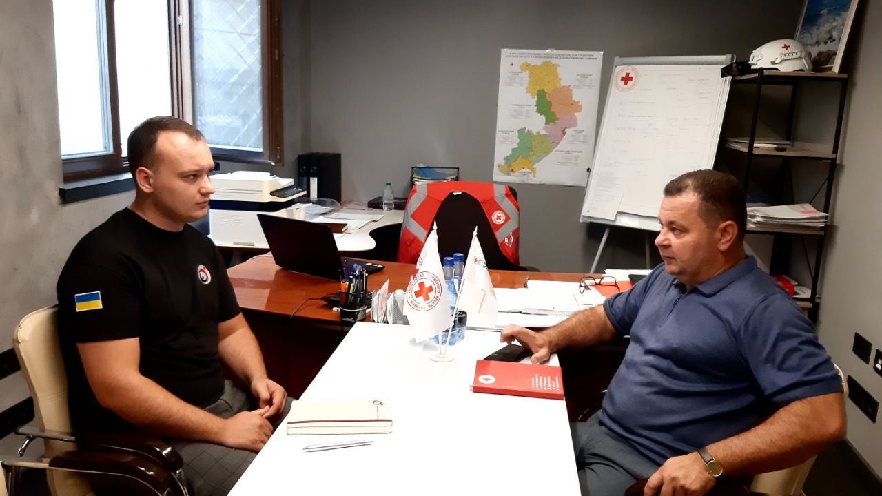 Робоча зустріч з керівництвом Одеської обласної організації Товариства Червоного Хреста України