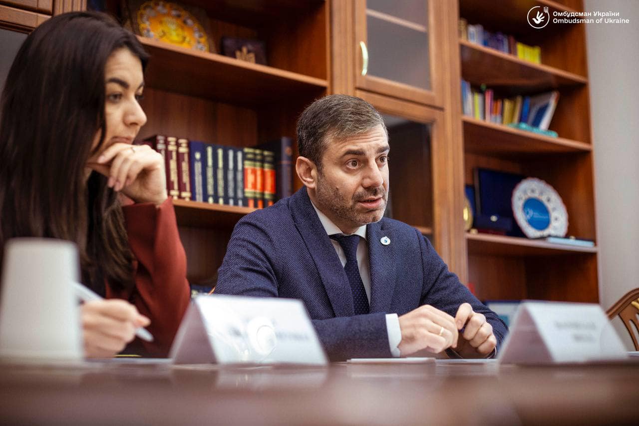 Омбудсман України зустрівся із Головою Моніторингової місії ООН з прав людини в Україні Даніель Белль