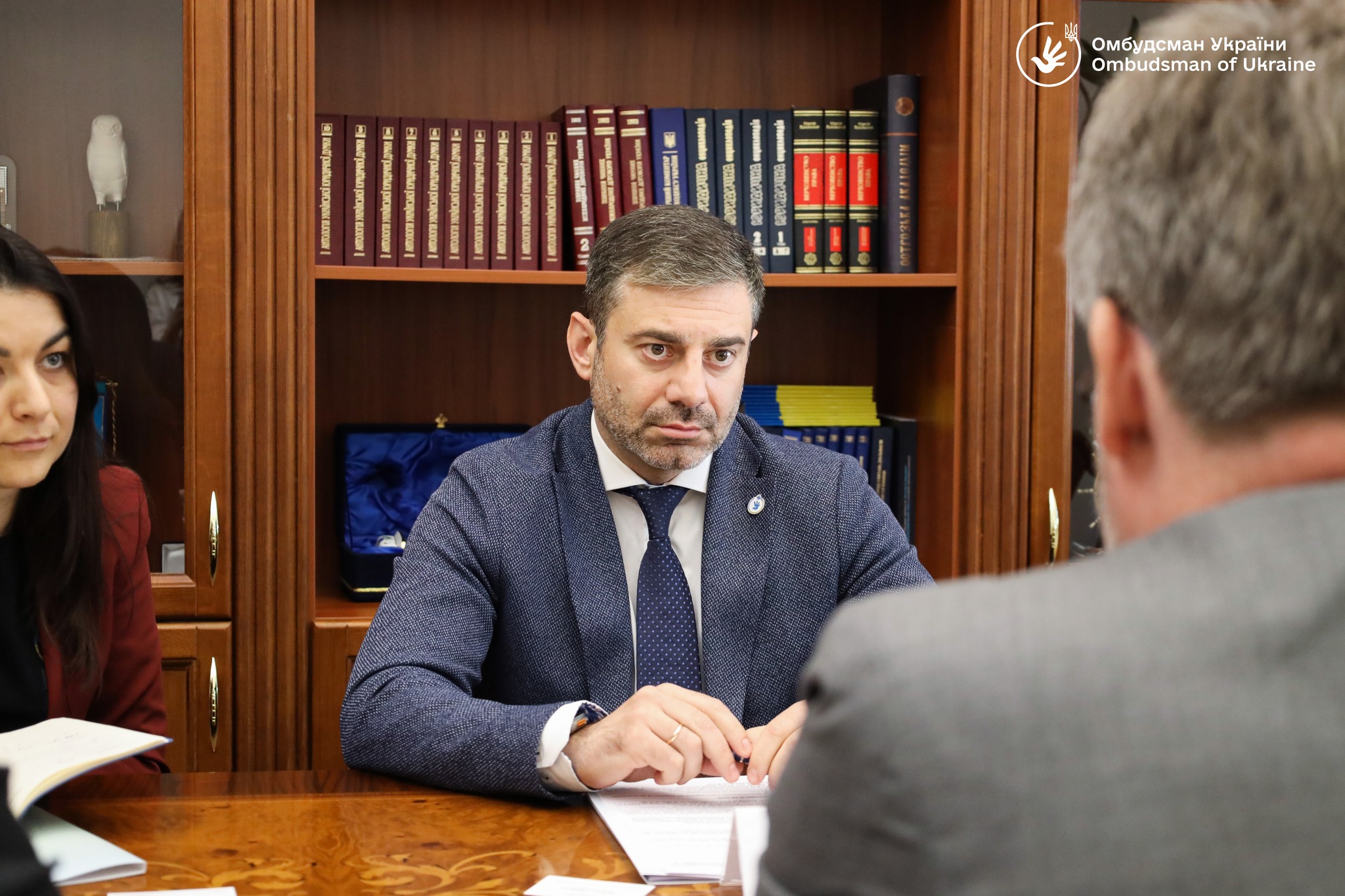 Омбудсман України Дмитро Лубінець зустрівся з Послом Франції в Україні Гаелем Весьєром