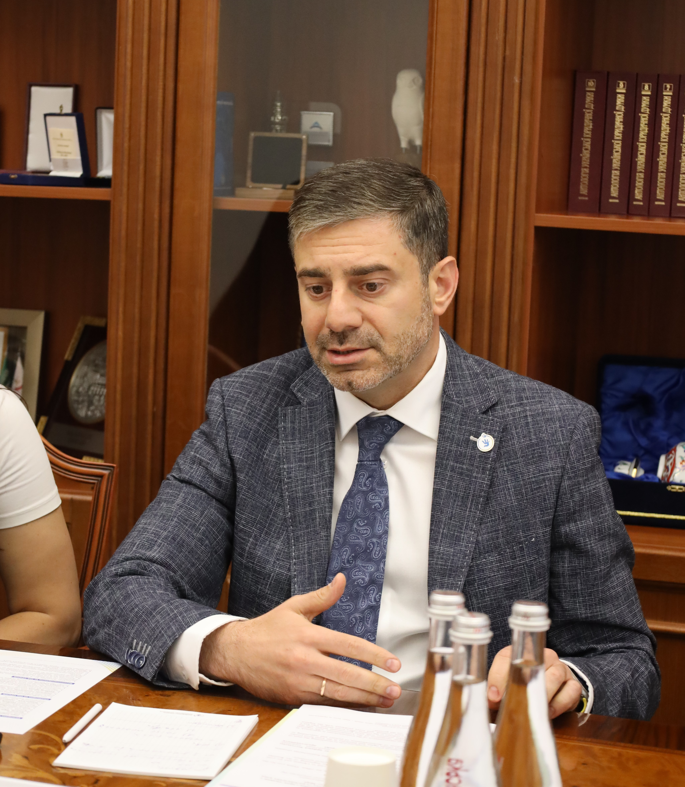 Уповноважений зустрівся з Генеральним секретарем Конгресу місцевих та регіональних влад Ради Європи паном Матьє Морі