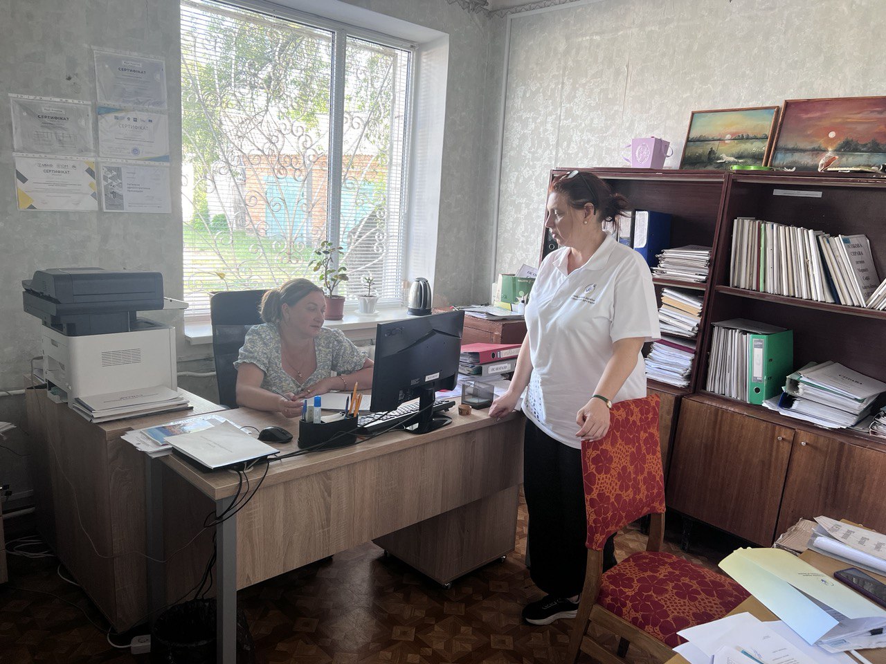 Моніторинговий візит до служби у справах дітей Перещепинської міської ради