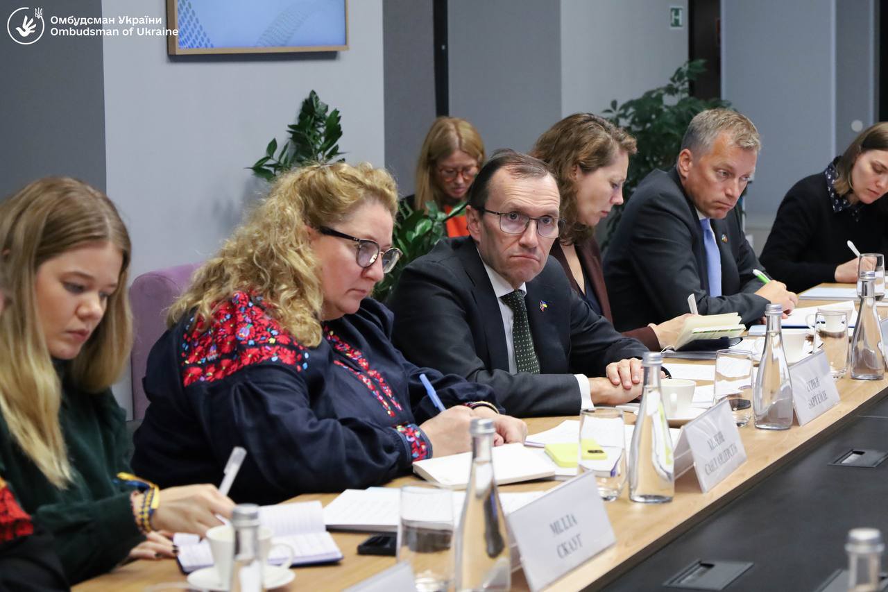 Уповноважений Верховної Ради України з прав людини Дмитро Лубінець провів зустріч з норвезькою делегацією