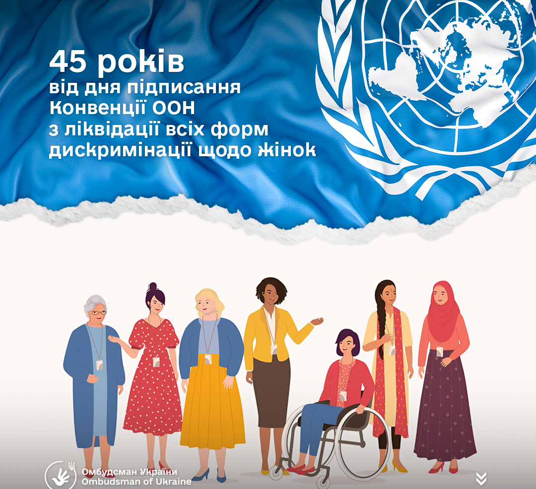 18 грудня – історична дата для забезпечення рівності прав жінок і чоловіків