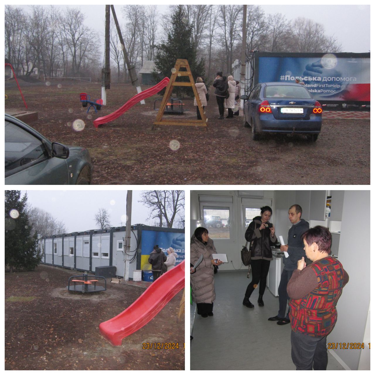 Моніторинговий візит до місця тимчасового проживання ВПО на базі модульного містечка «Надія» на Чернігівщині
