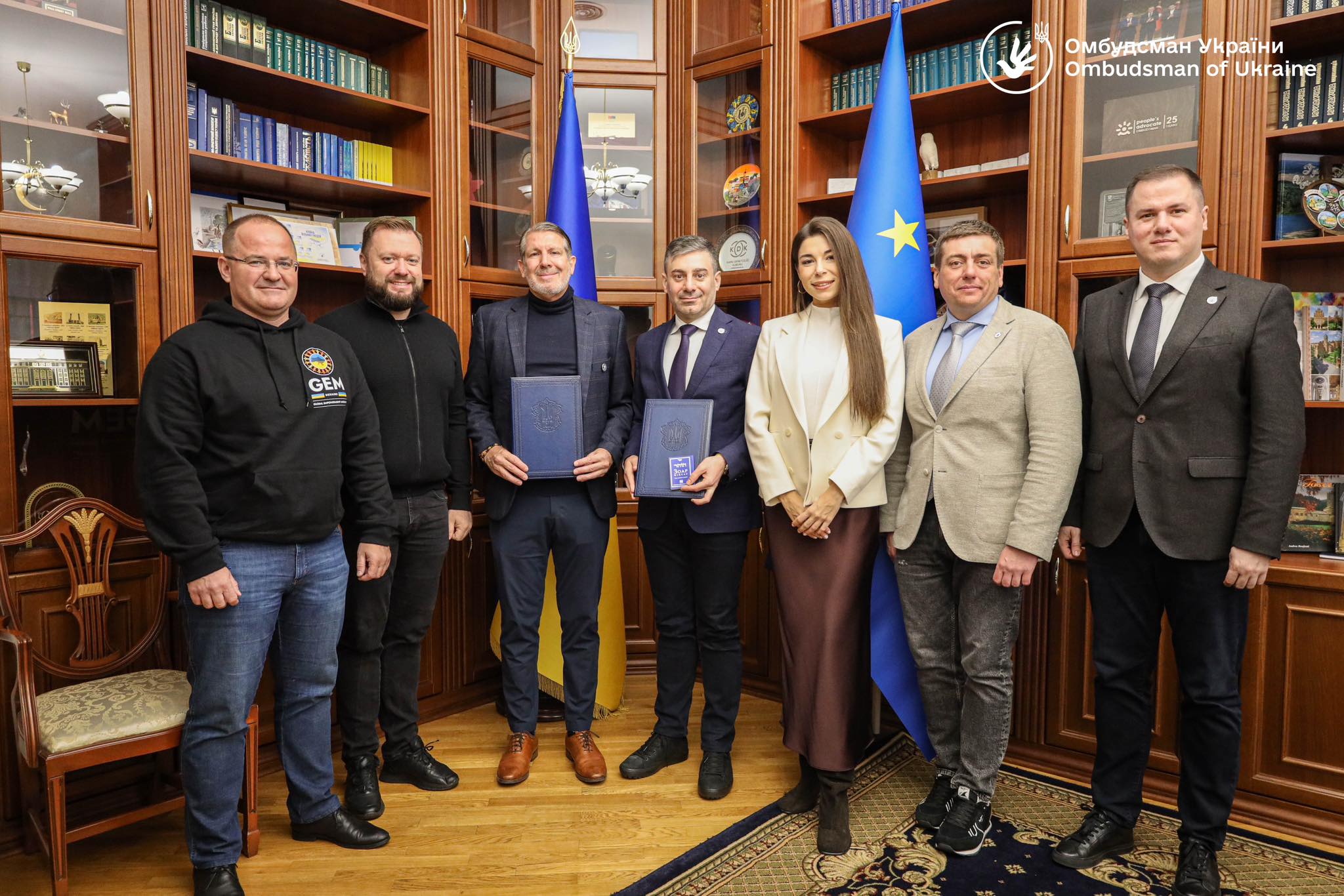 Допомога найвразливішим: Омбудсман України Дмитро Лубінець підписав Меморандум про співпрацю з Global Empowerment Mission