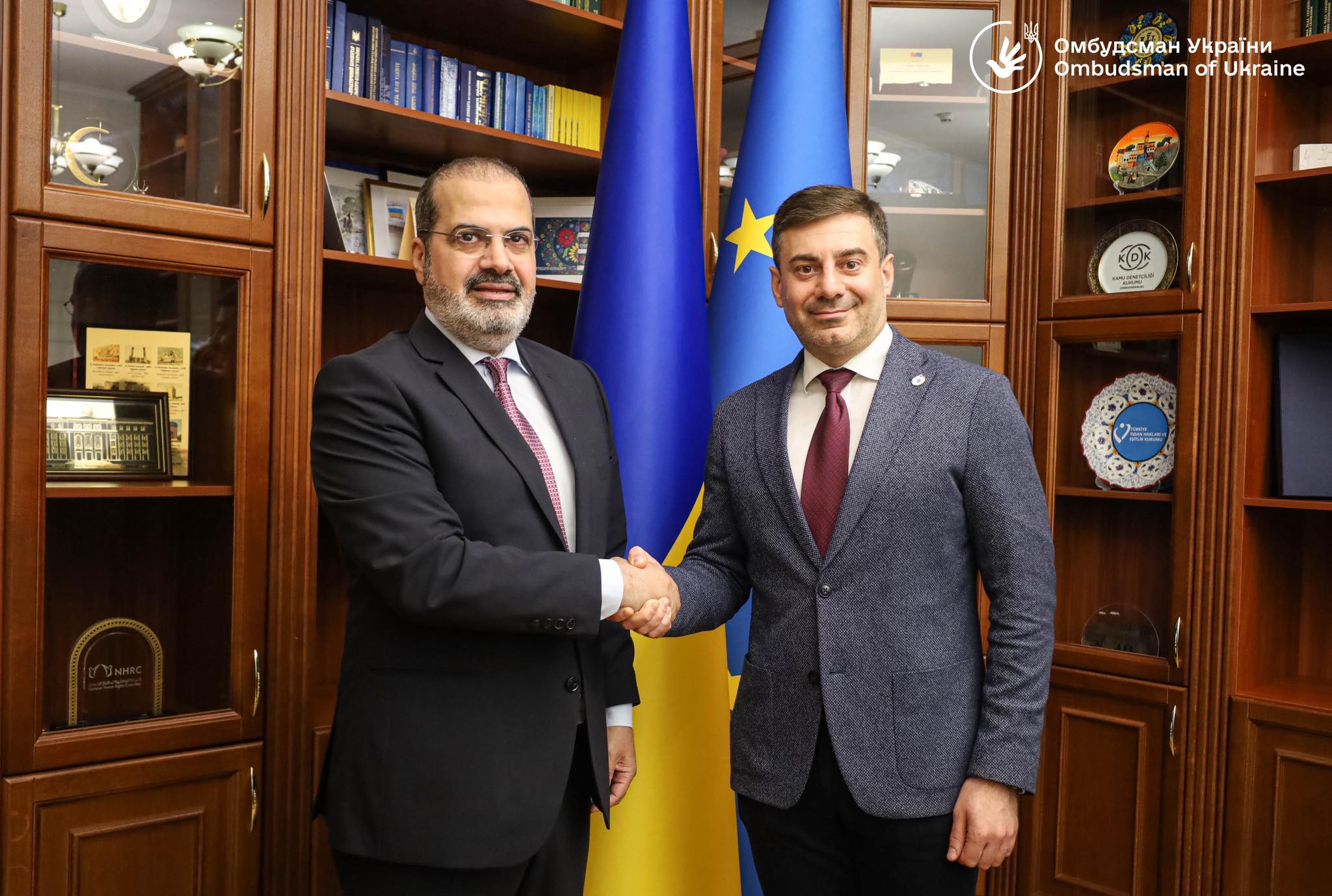 Омбудсман України Дмитро Лубінець зустрівся з Послом Держави Катар в Україні Гаді Насер Аль-Гаджрі