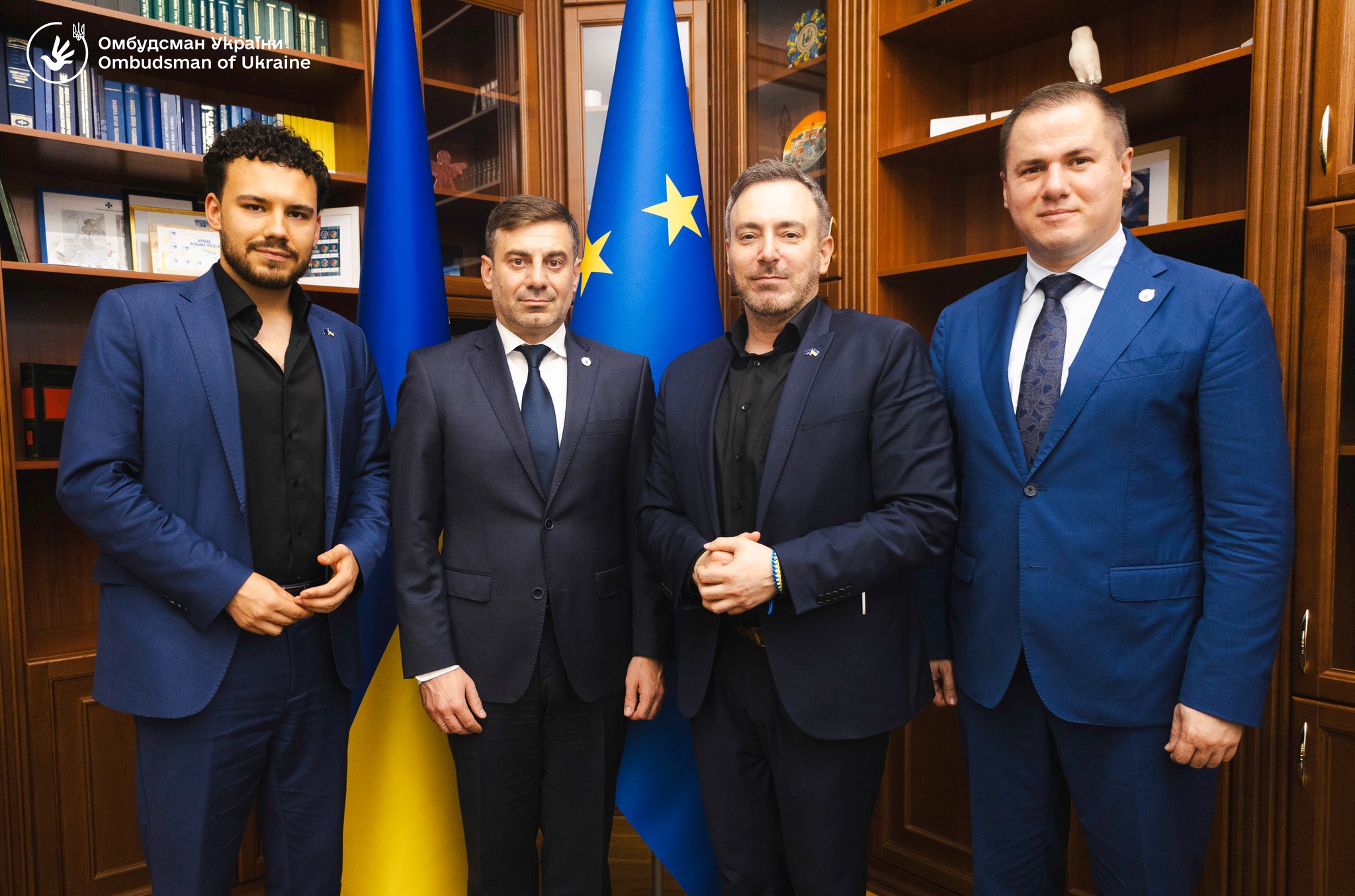 Омбудсман Дмитро Лубінець зустрівся з євродепутатом Сергєєм Лагодінським