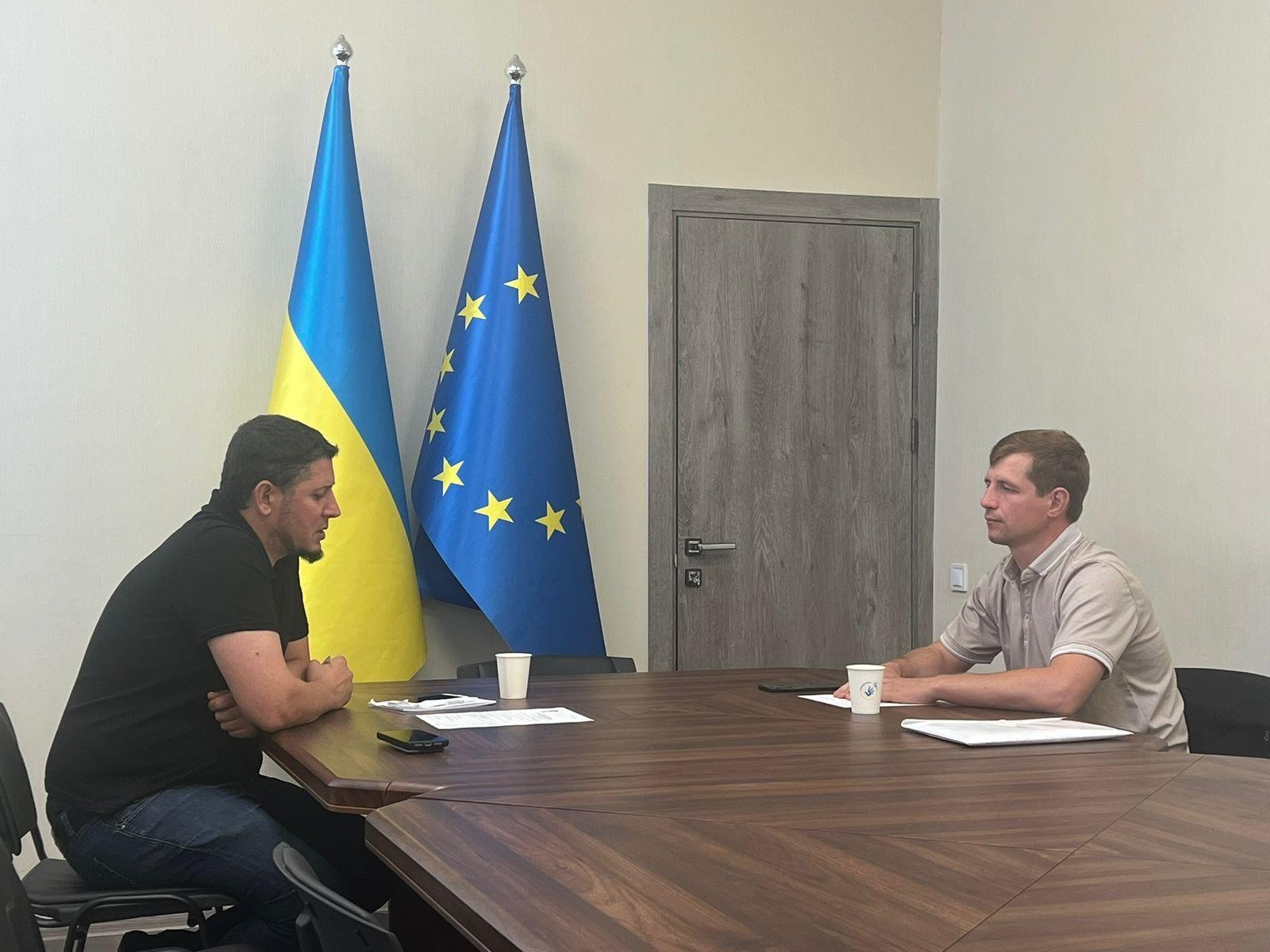 Представник Уповноваженого з прав жителів Автономної Республіки Крим та міста Севастополя зустрівся з екс політв’язням Андрієм Коломійцем.